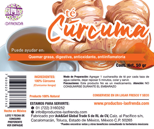 TÉ DE CÚRCUMA